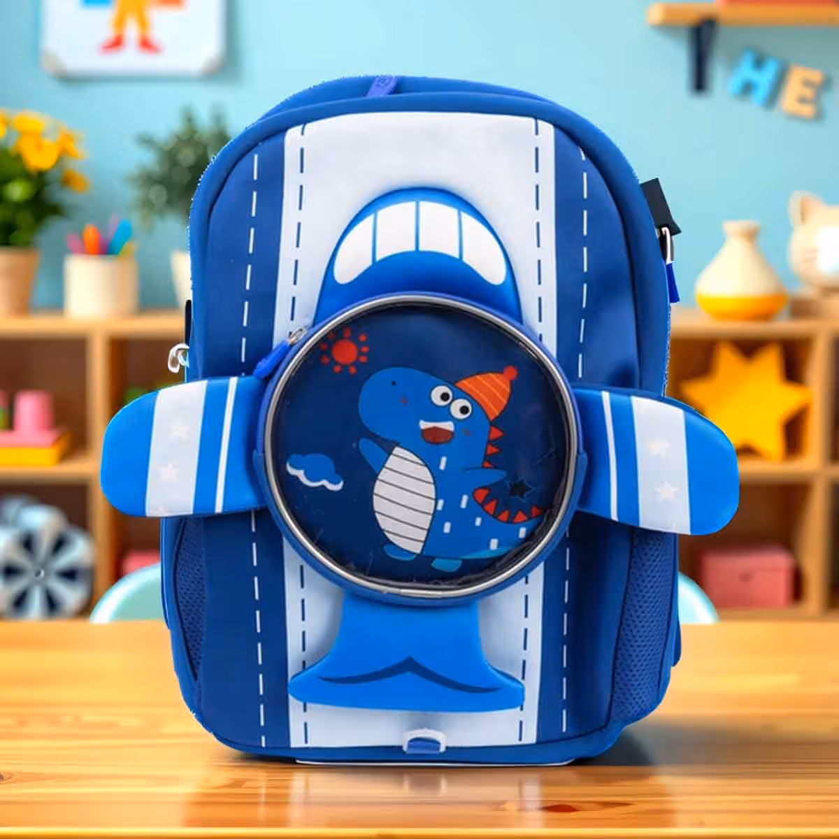 Cocobee 16.5" Aeroplane Style Dinosaur Backpack Boys, 3-4 Years