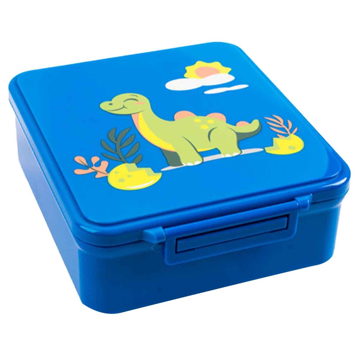 Cocobee Kids 1.87L Dino Tritan 4-Compartments Bento Lunch Box with Food JarUnisex, 3-4 Years