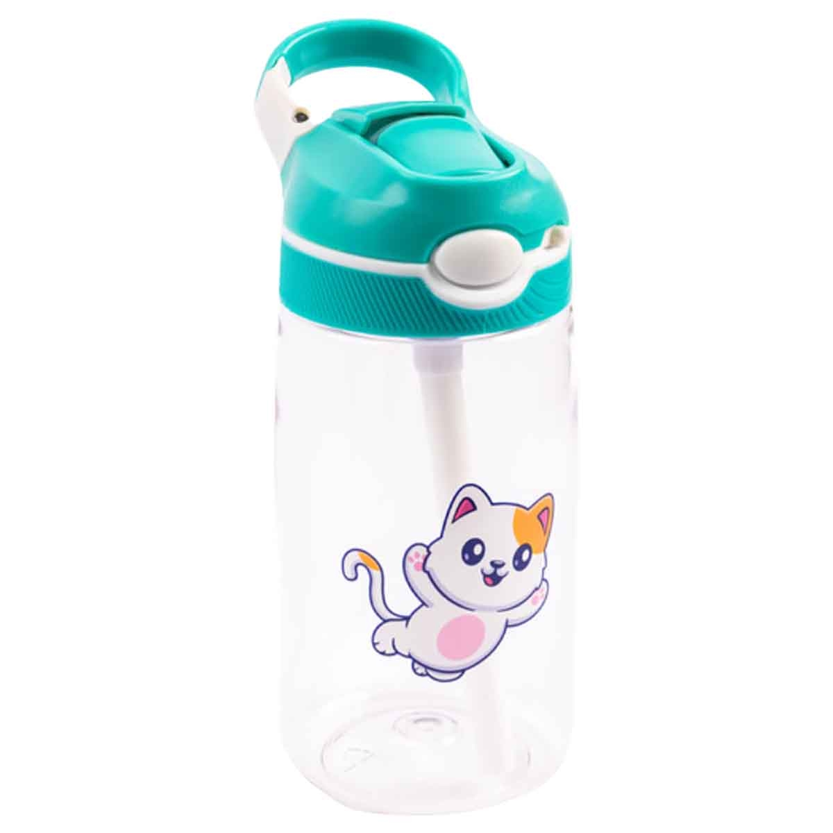 كوكوبي زجاجة مياه من ترايتان مقاومة للتسرب سعة 480 مل باللون الأخضر للجنسين، من 3 إلى 4 سنوات