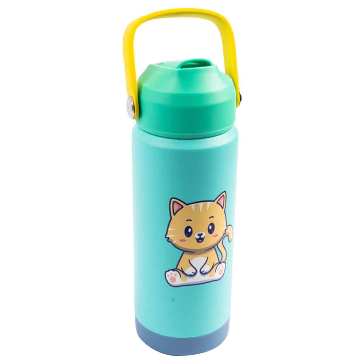 Cocobee 500ml Green Insulated Stainless Steel Water Bottle Unisex, 3-4 Years