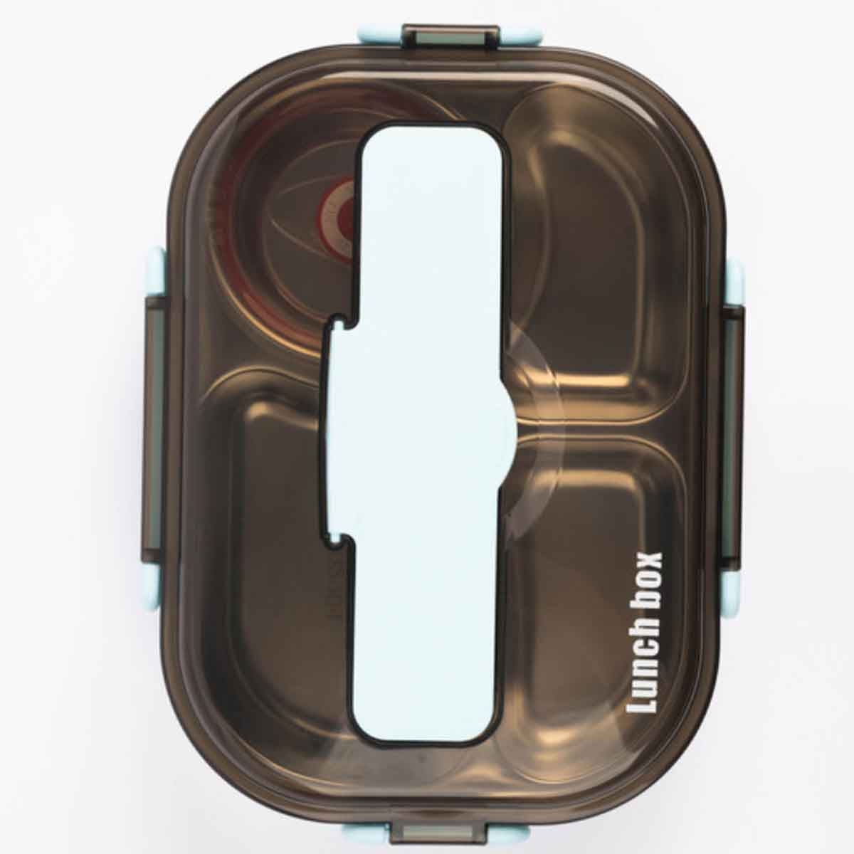 Cocobee Kids Blue Oval Lunch Box Unisex, 3-4 Years