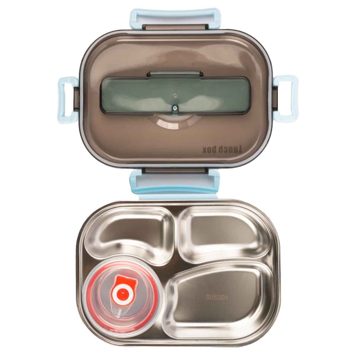 Cocobee Kids Blue Oval Lunch Box Unisex, 3-4 Years