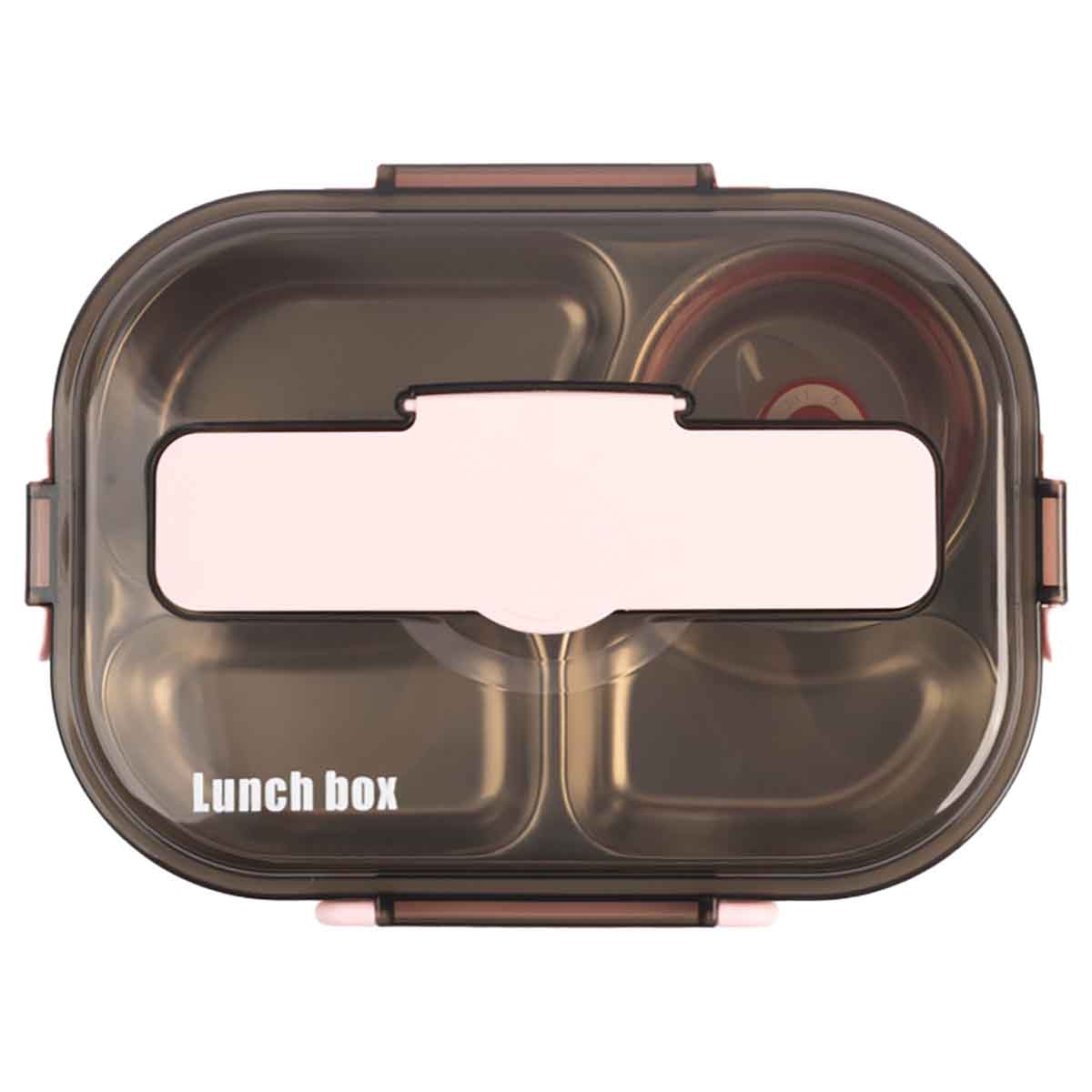 Cocobee Kids Pink Oval Lunch Box Girls, 3-4 Years