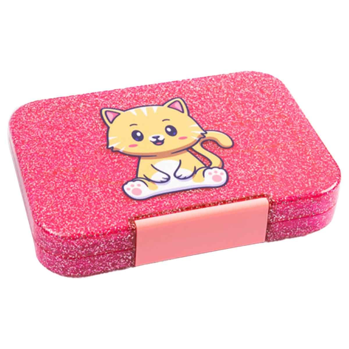 Cocobee Kids 1L Pink 6-Compartments Bento Lunch Box Girls, 3-4 Years