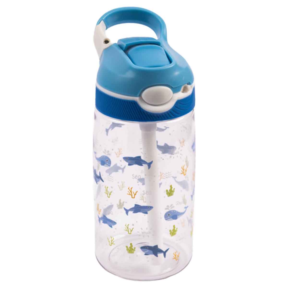 Cocobee Ocean Blue Tritan Water Bottle Unisex, 3-4 Years