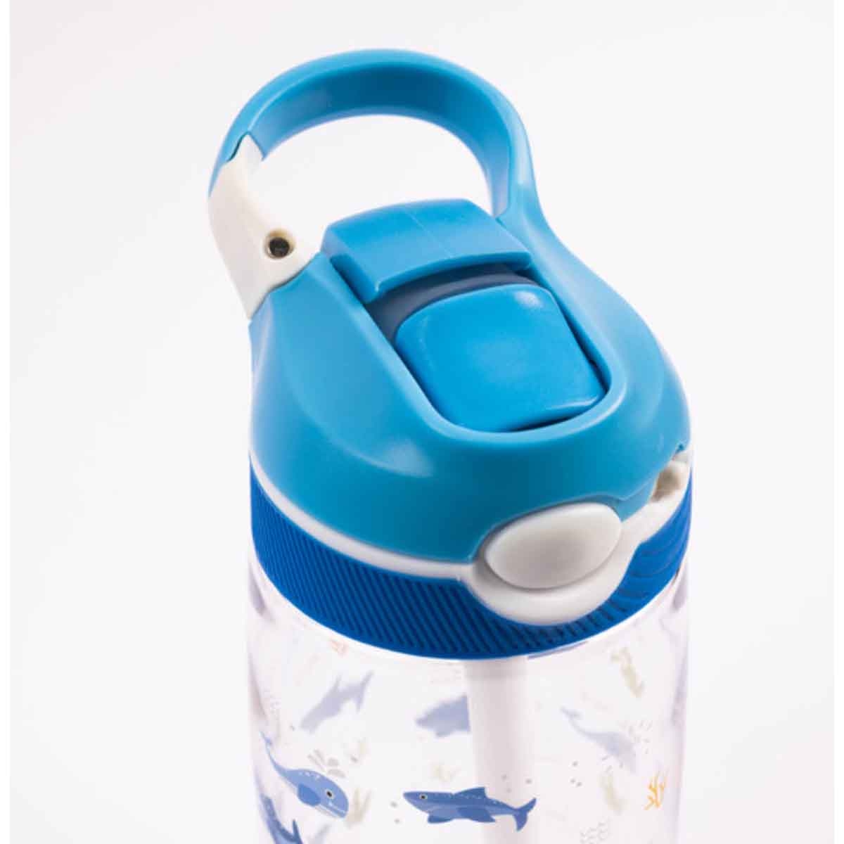 Cocobee Ocean Blue Tritan Water Bottle Unisex, 3-4 Years