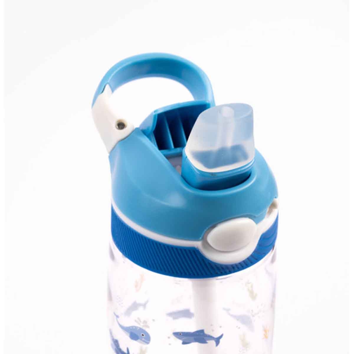 Cocobee Ocean Blue Tritan Water Bottle Unisex, 3-4 Years