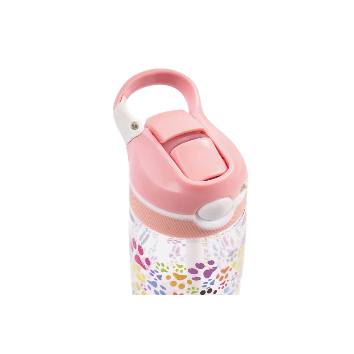 Cocobee Pink 6-Compartment Kids Bento Lunch Box with 480ml Tritan Leakproof Water Bottle
