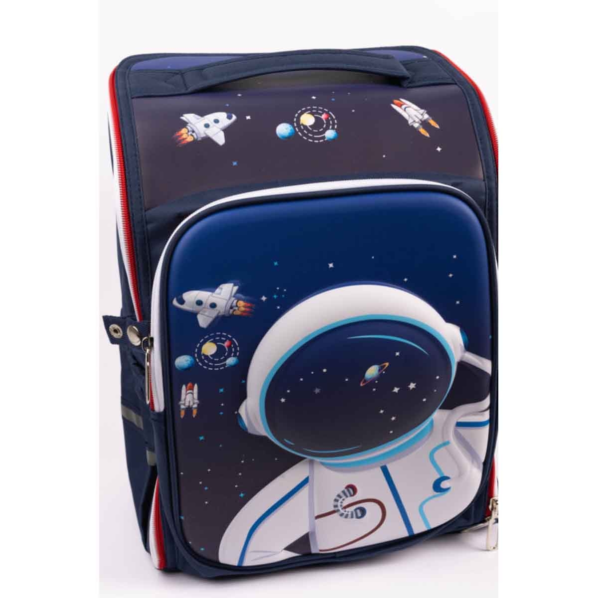 Cocobee 15" Astronaut Backpack with Adjustable Shoulder Strap & Secure Zip Girls, 3-4 Years