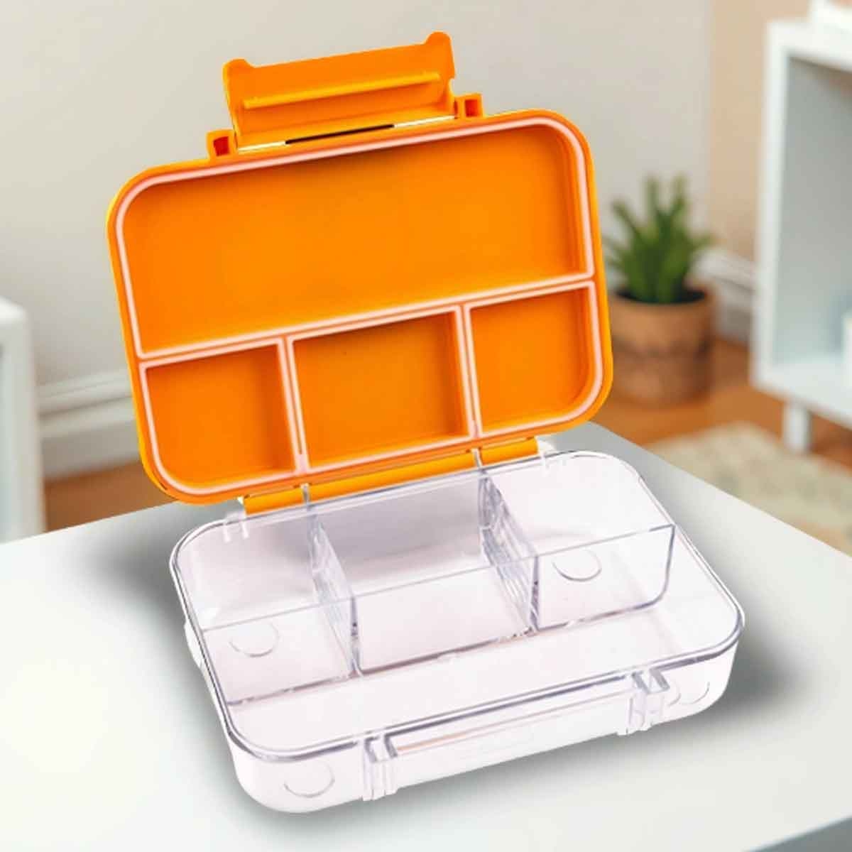 كوكوبي كيدز صندوق غداء بنتو سعة 585 مل بأربعة أقسام للجنسين، من 3 إلى 4 سنوات