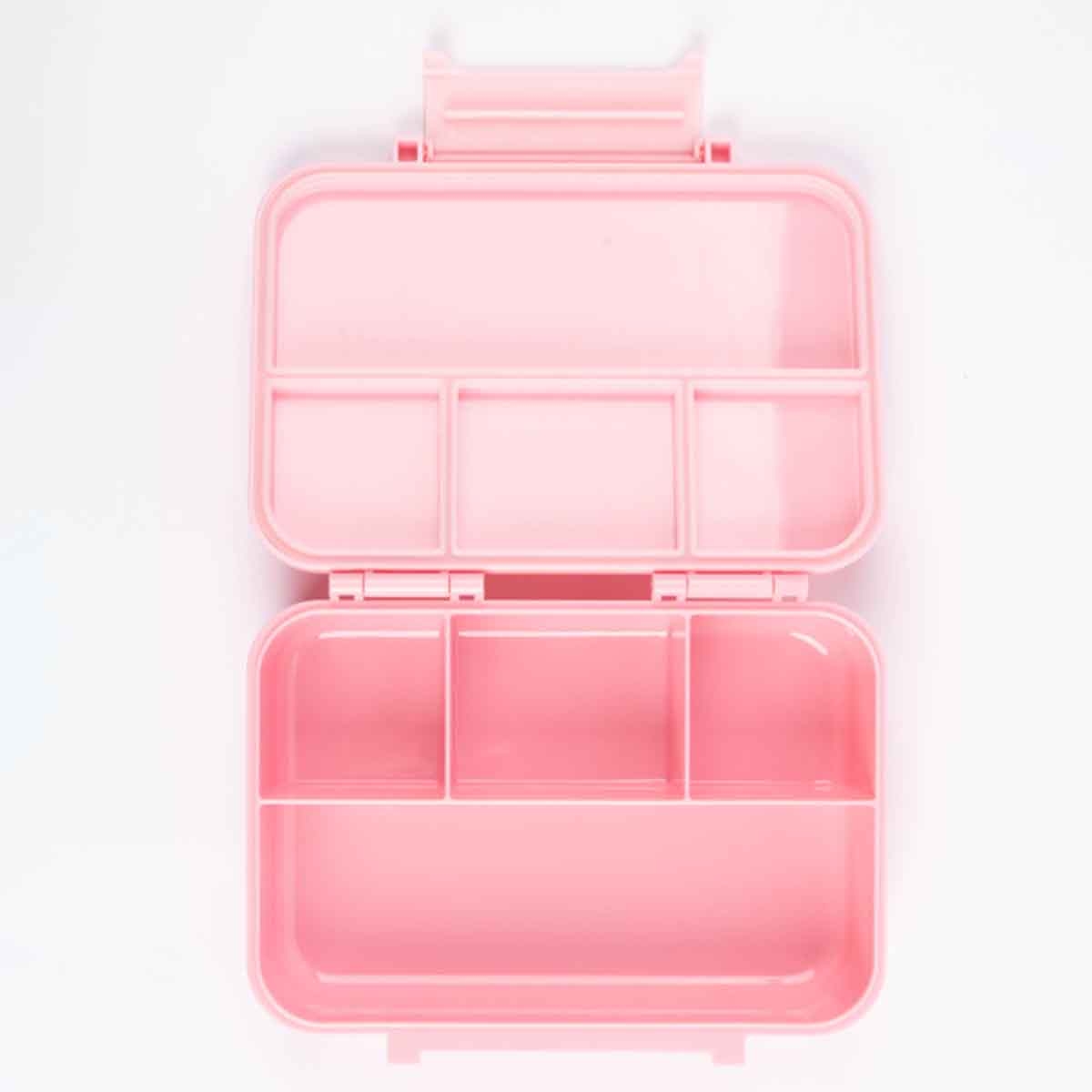 كوكوبي كيدز صندوق غداء بنتو سعة 585 مل من ترايتان بأربعة أقسام للبنات، من 3 إلى 4 سنوات