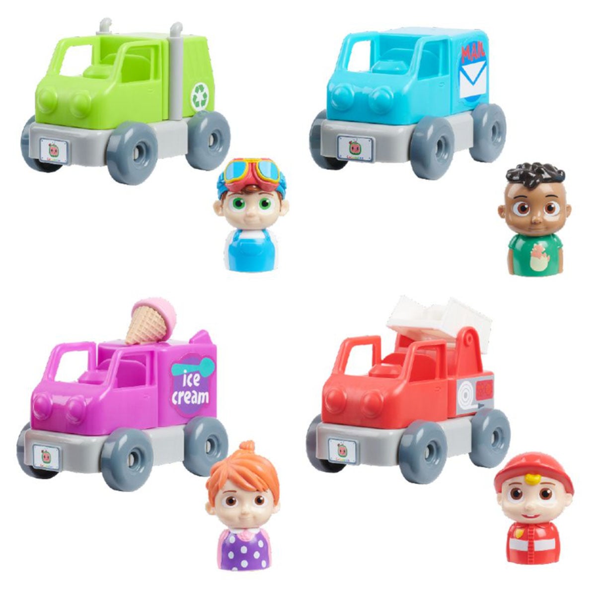 Cocomelon Build A Vehicle & Figure Assorted Playset Toddler, 0-2 Years