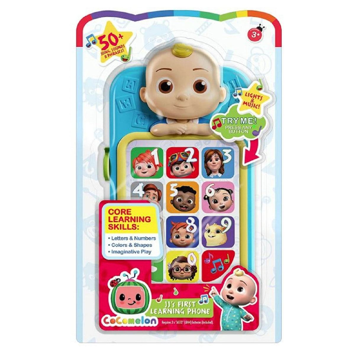 Cocomelon JJ's First Learning Toy Phone Toddler, 0-2 Years