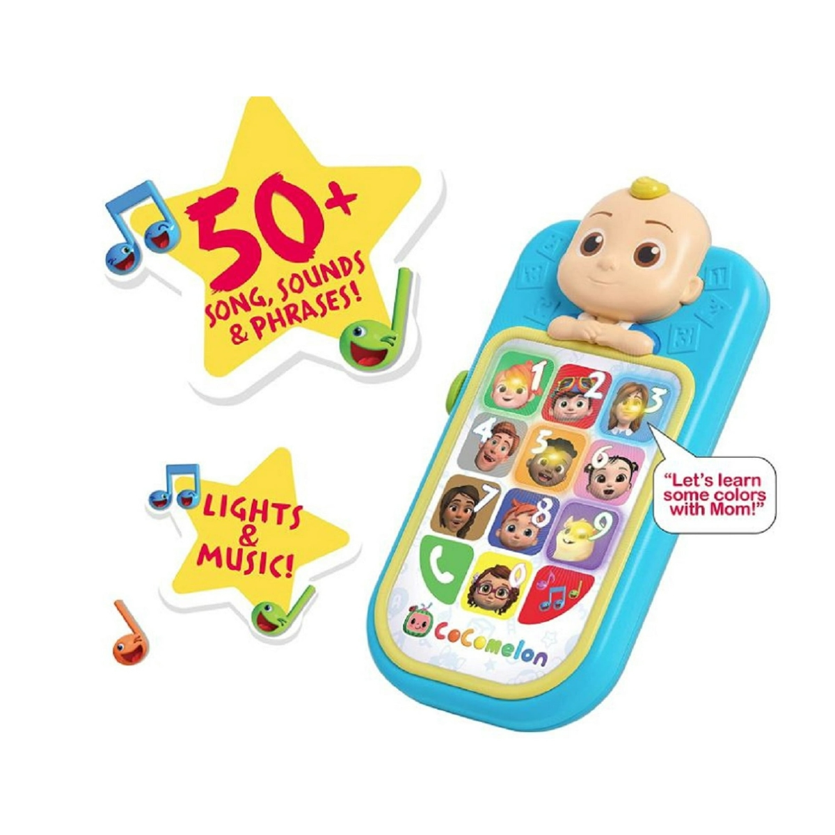 Cocomelon JJ's First Learning Toy Phone Toddler, 0-2 Years