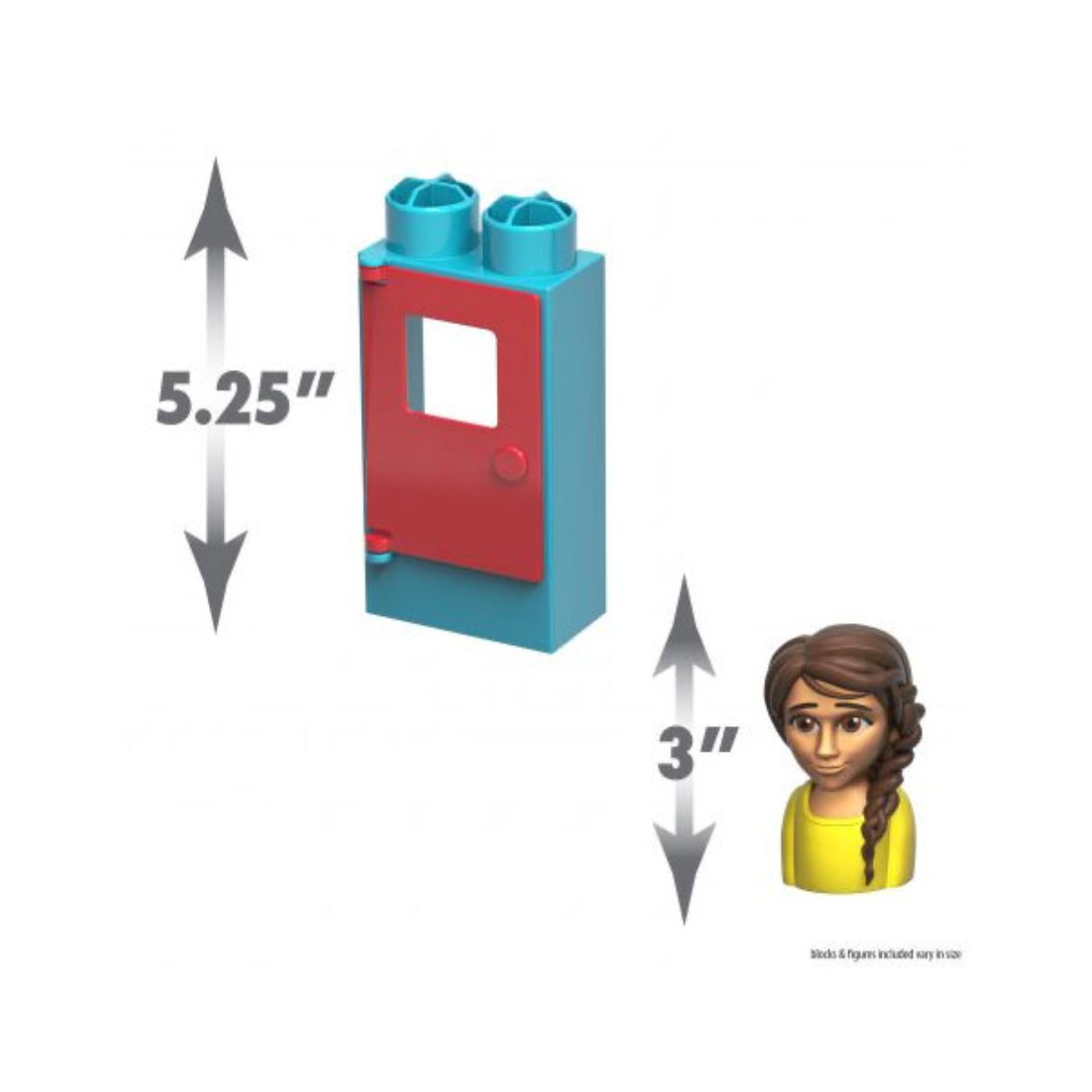 Cocomelon Melon Patch Academy Building Block Set Unisex, 3-4 Years