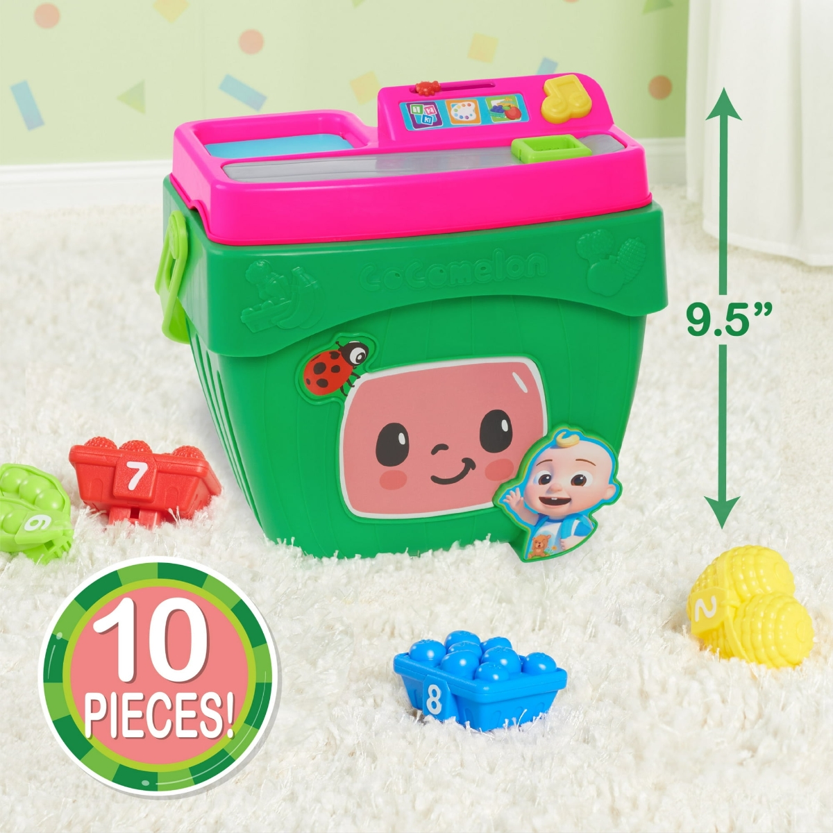 Cocomelon Veggie Fun Learning Basket Toddler, 0-2 Years