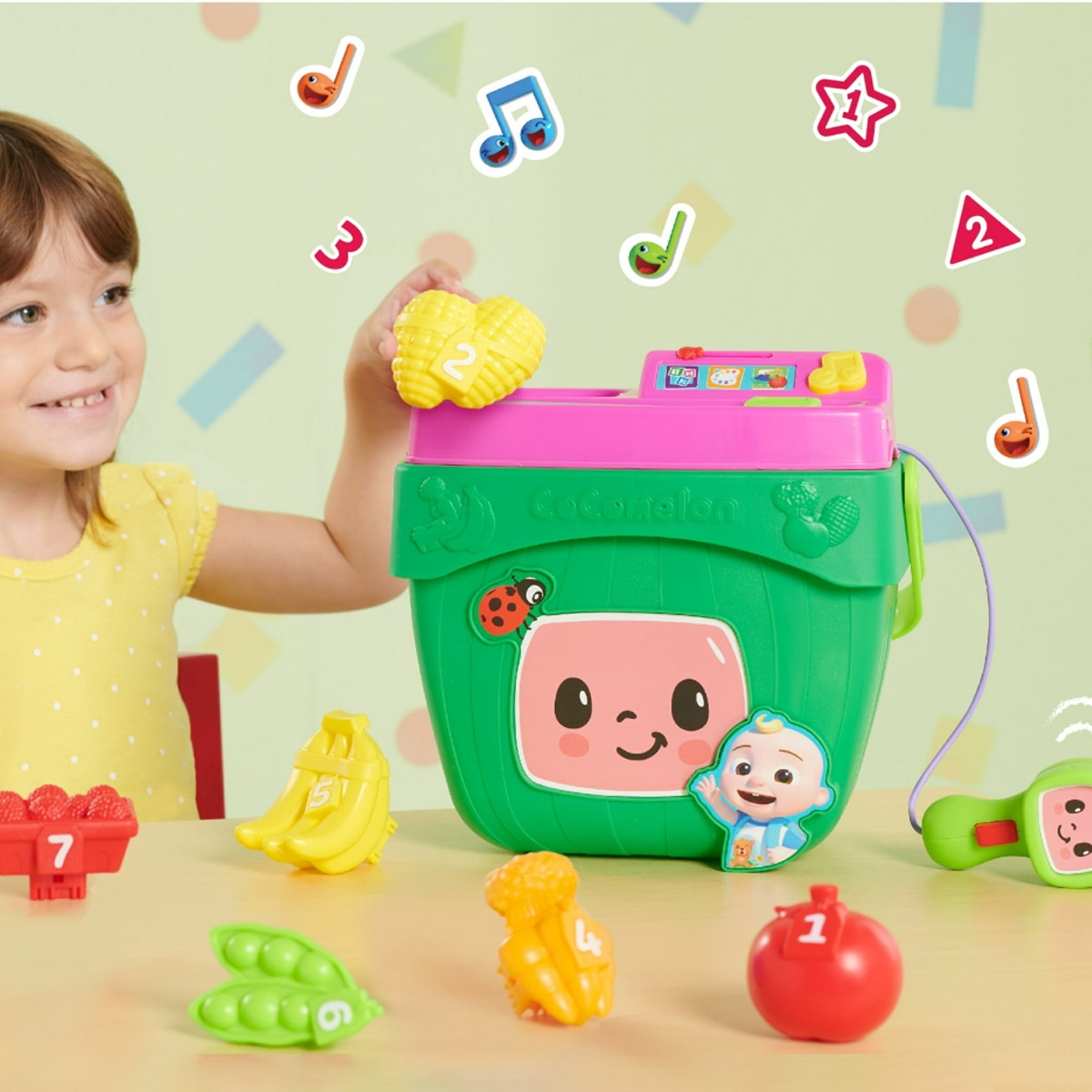 Cocomelon Veggie Fun Learning Basket Toddler, 0-2 Years
