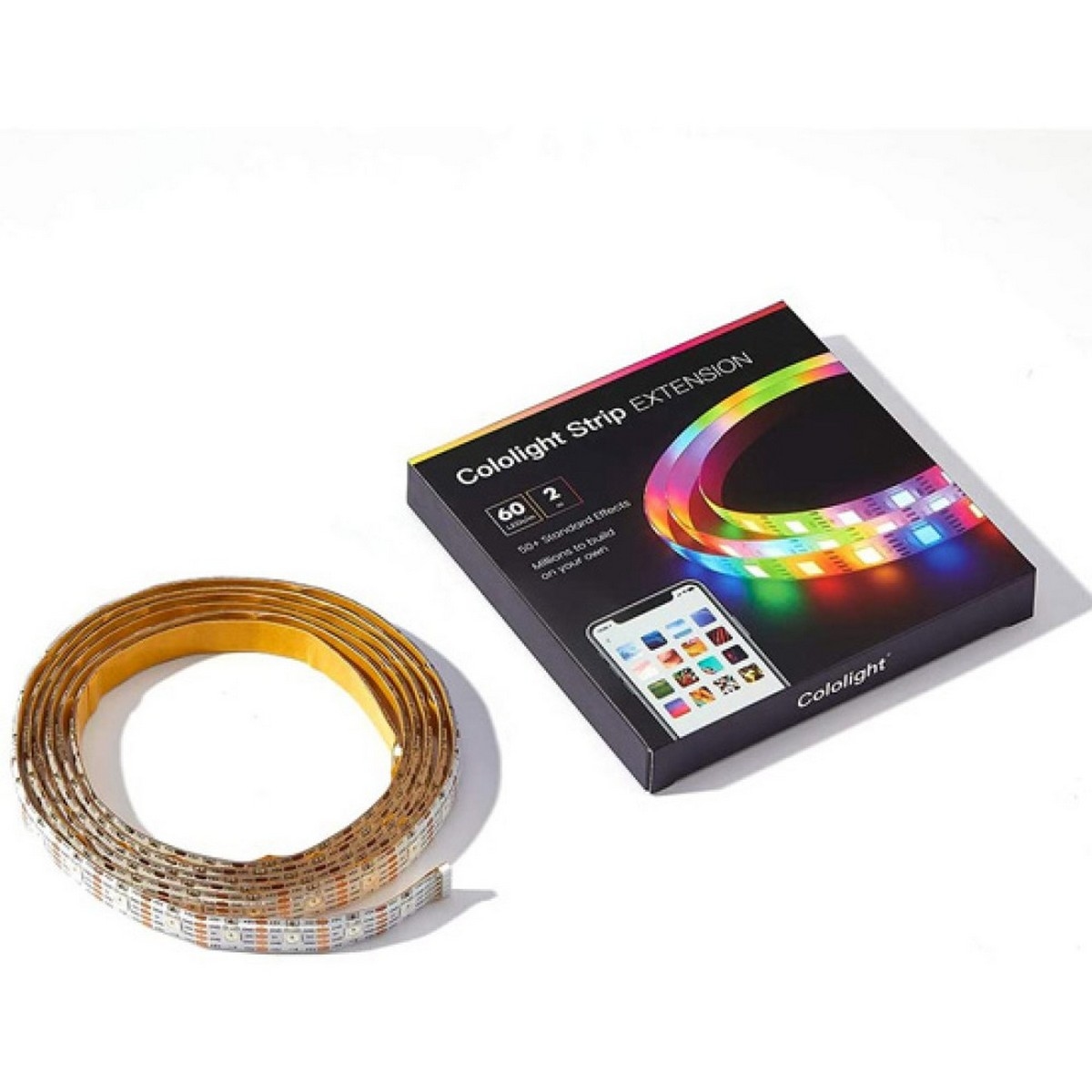 Cololight 2-Meter 16 Million Colors Plus Smart Wi-Fi App Control 60 LED Strip Lights