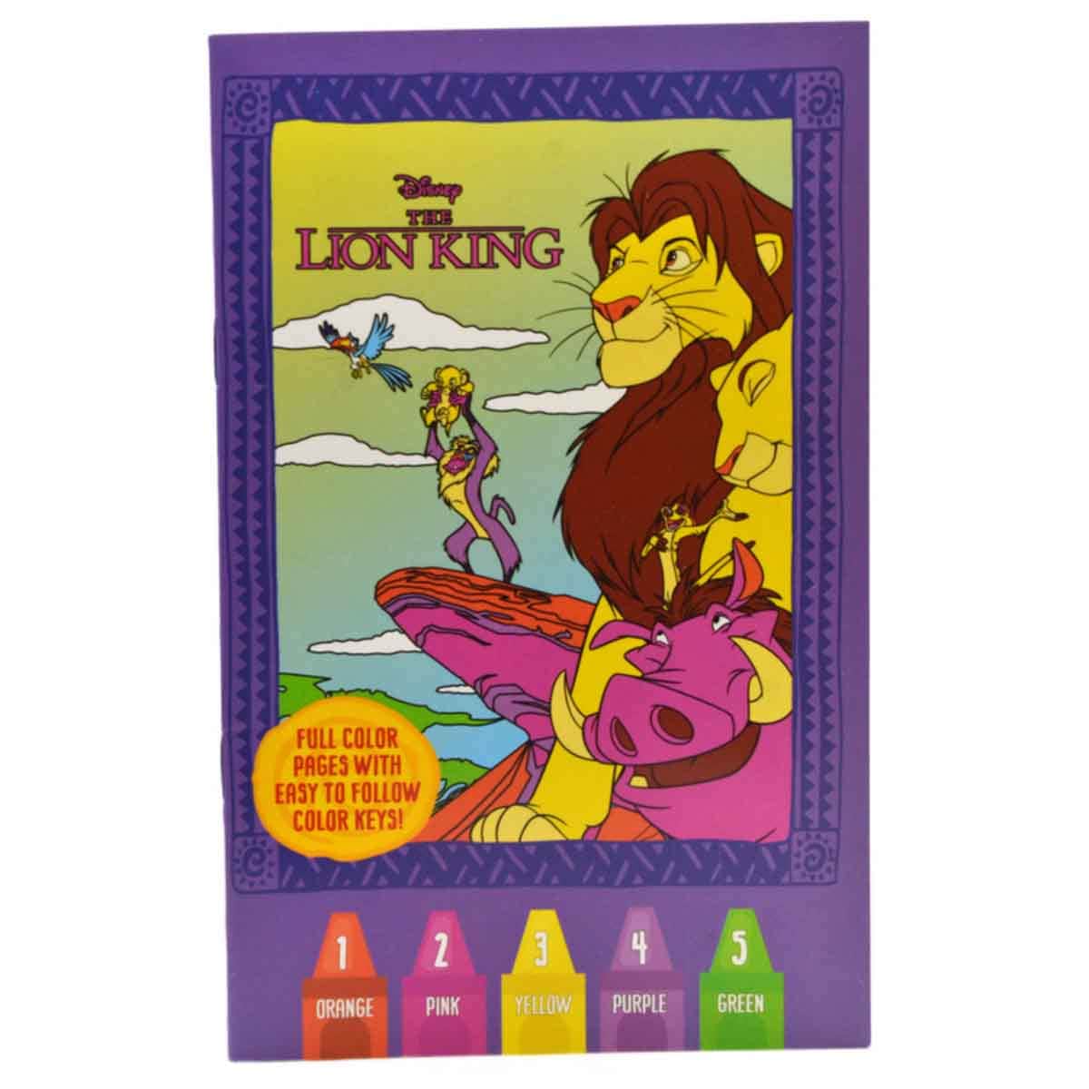 Disney The Lion King Color by Number Drawing Kit Unisex, 3-4 Years