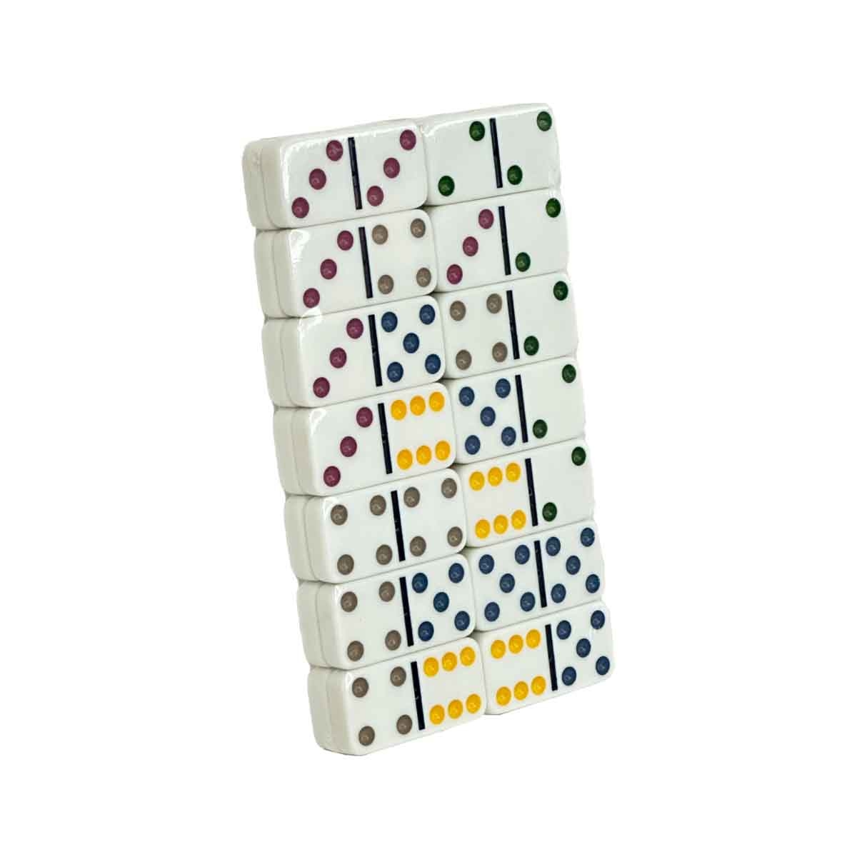 Alpix Color Dot Assorted Dominoes Set Unisex, 8-10 Years