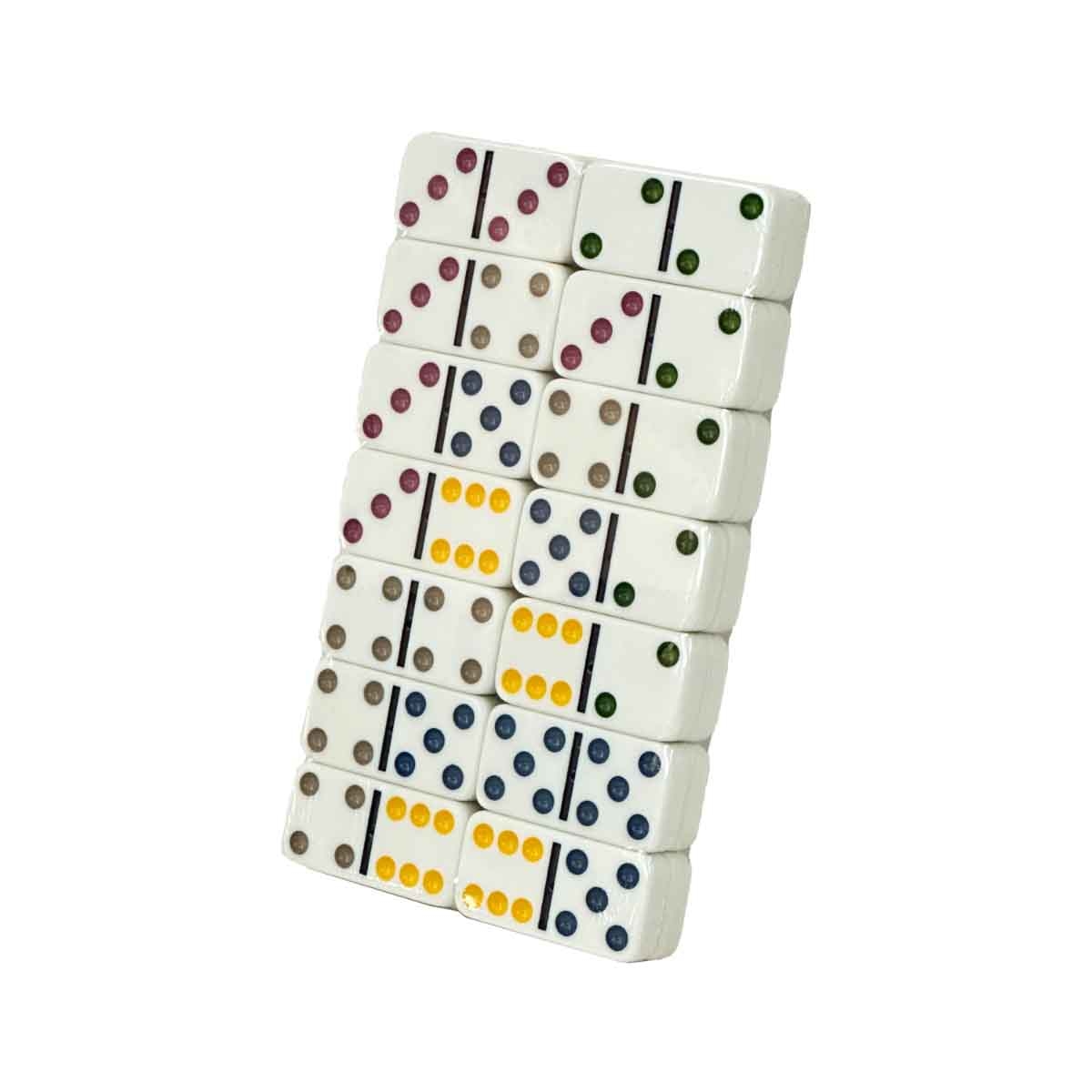 Alpix Color Dot Assorted Dominoes Set Unisex, 8-10 Years