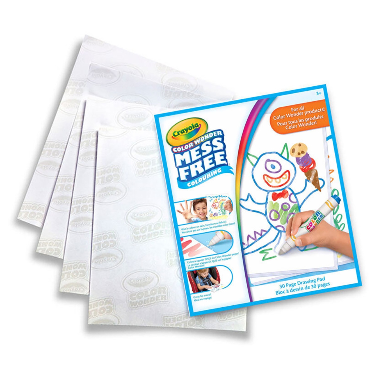 Color Wonder Mess Free Blank Paper Pad Unisex, 3-4 Years