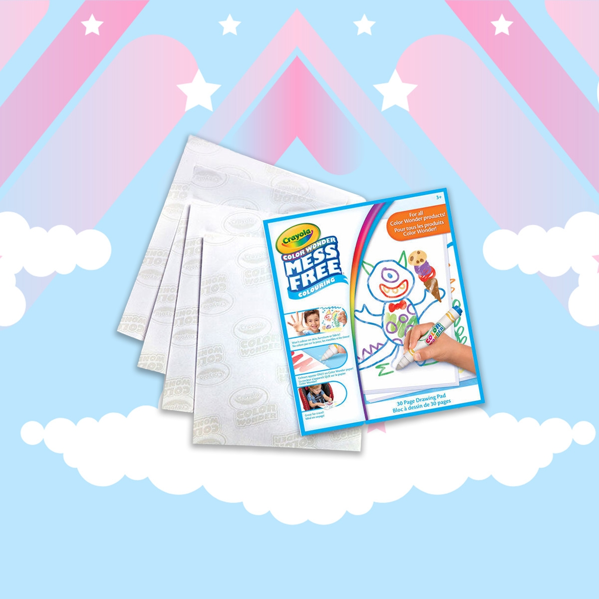 Color Wonder Mess Free Blank Paper Pad Unisex, 3-4 Years