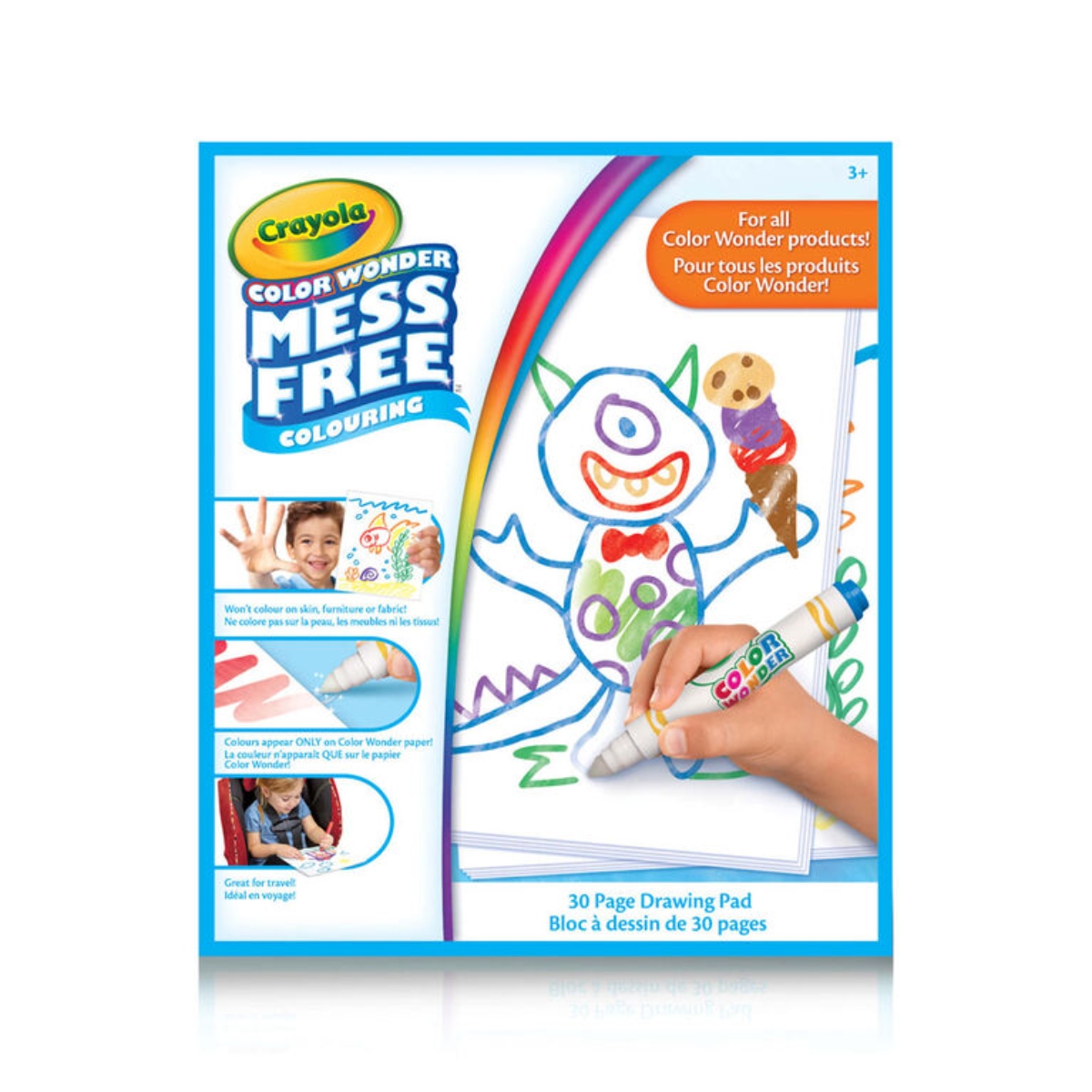 Color Wonder Mess Free Blank Paper Pad Unisex, 3-4 Years