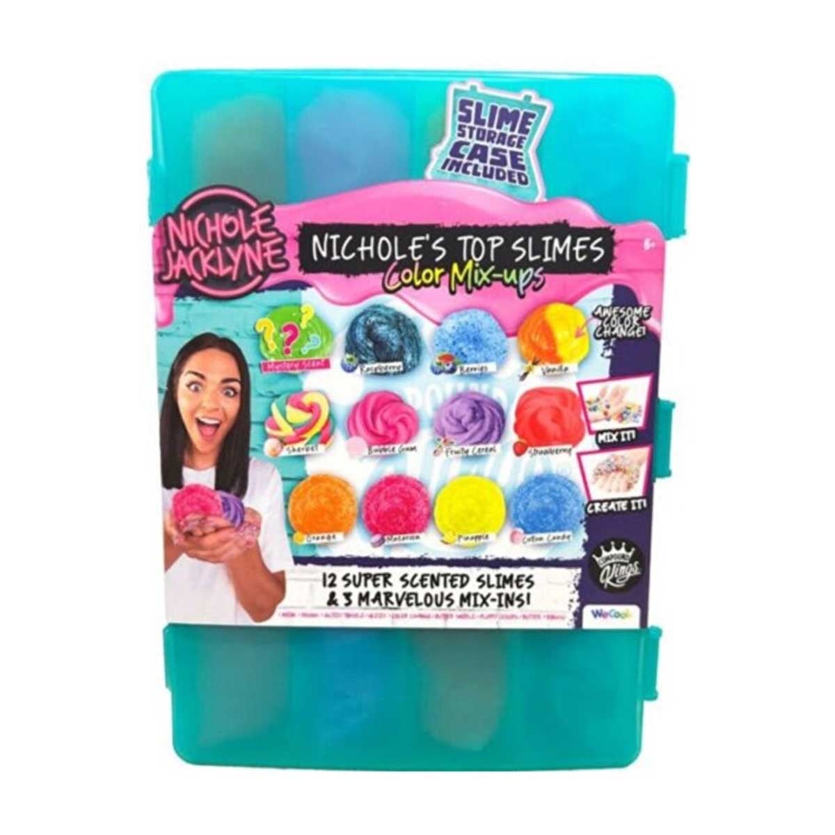 Compound Kings 12-Piece Nichole Jacklyne Slime Variety Set Unisex, 5-7 Years