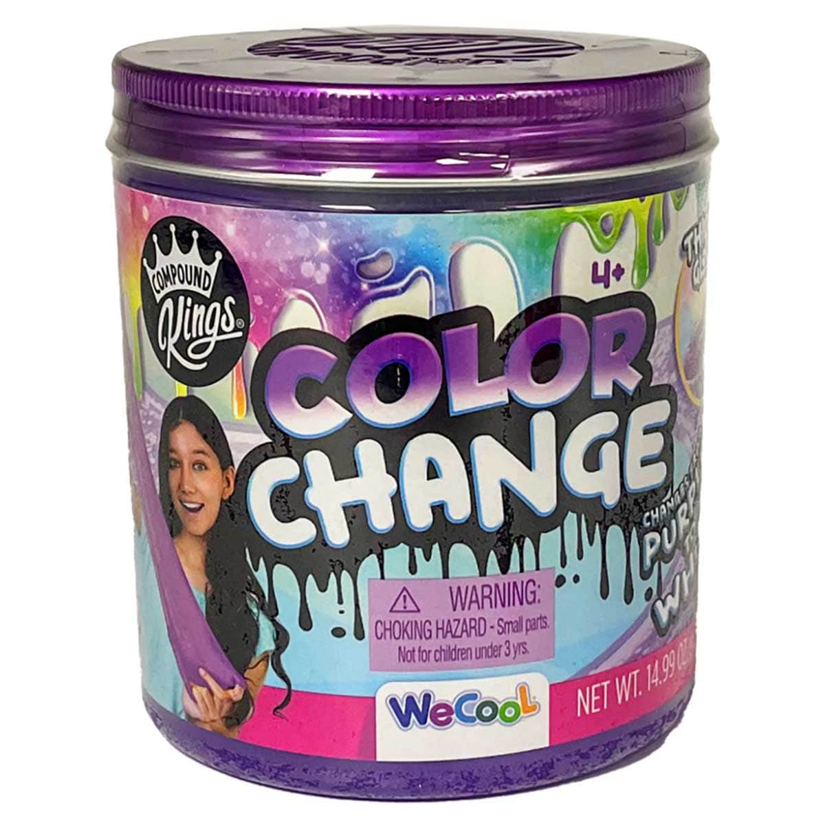 Compound Kings 4" Purple Jar Color Changing Butter Modeling Compound Unisex, 5-7 Years