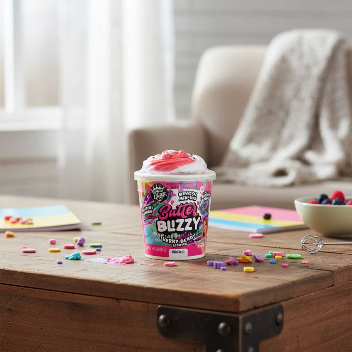 معجون تشكيل كينجز بيري بنكهة الزبدة المثلجة، مناسب للجنسين، من 5 إلى 7 سنوات