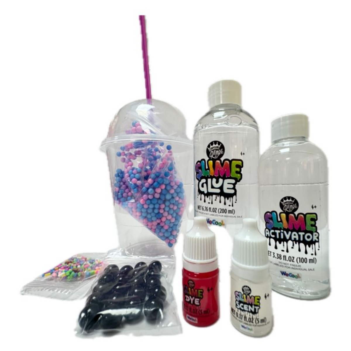 Compound Kings Bubble Tea Slime Kit Girls, 5-7 Years