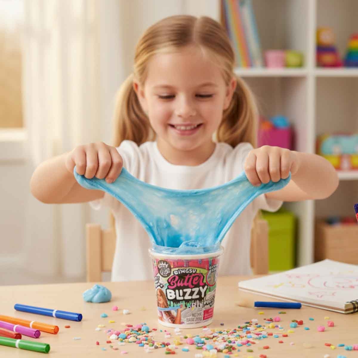 Compound Kings Butter Blizzy Party Cake Slime Unisex, 4-8 years