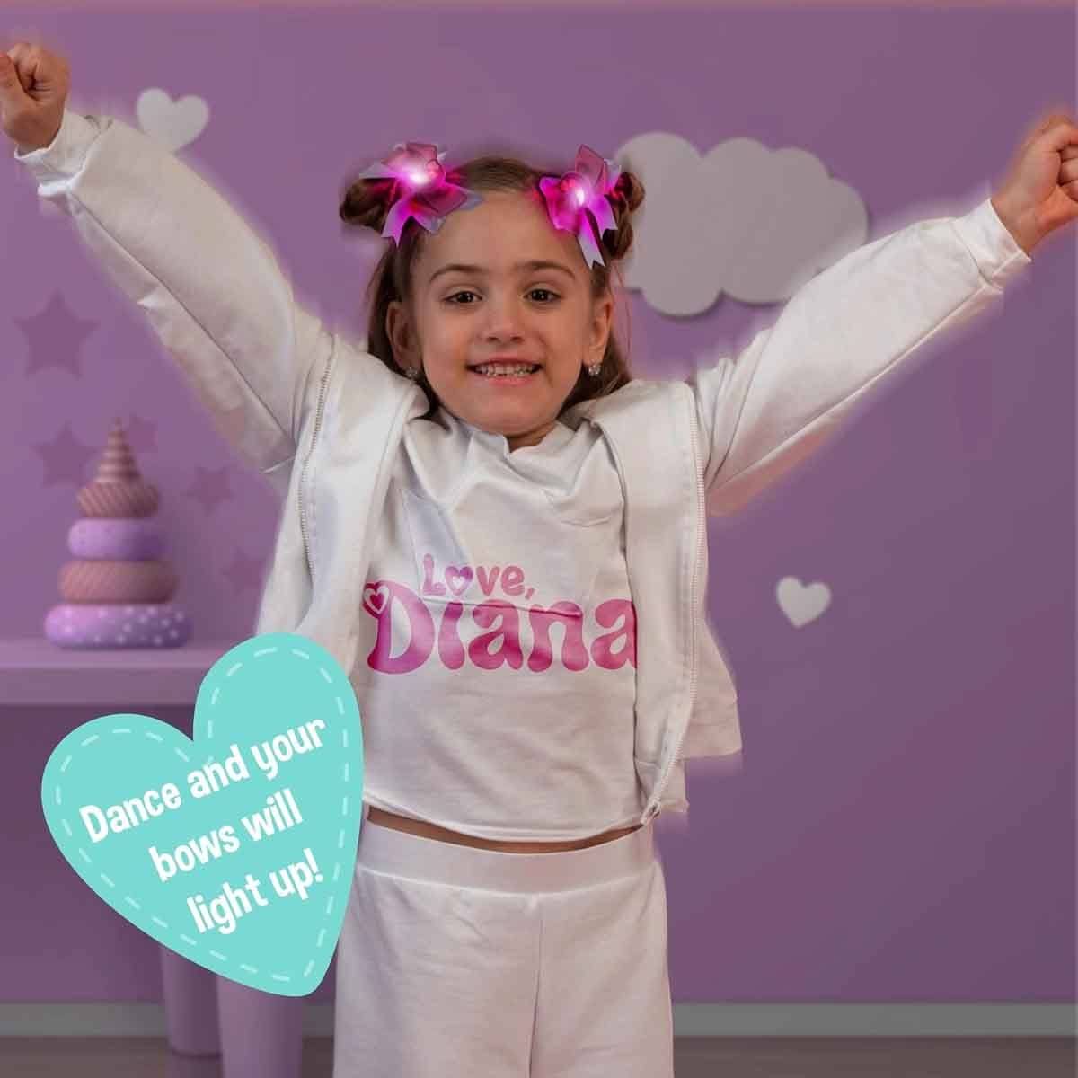 Compound Kings Butter Blizzy Slime with Ily Bracelets Kit & Love Diana Hair Bows Bundle Pack Girls, 5-7 Years