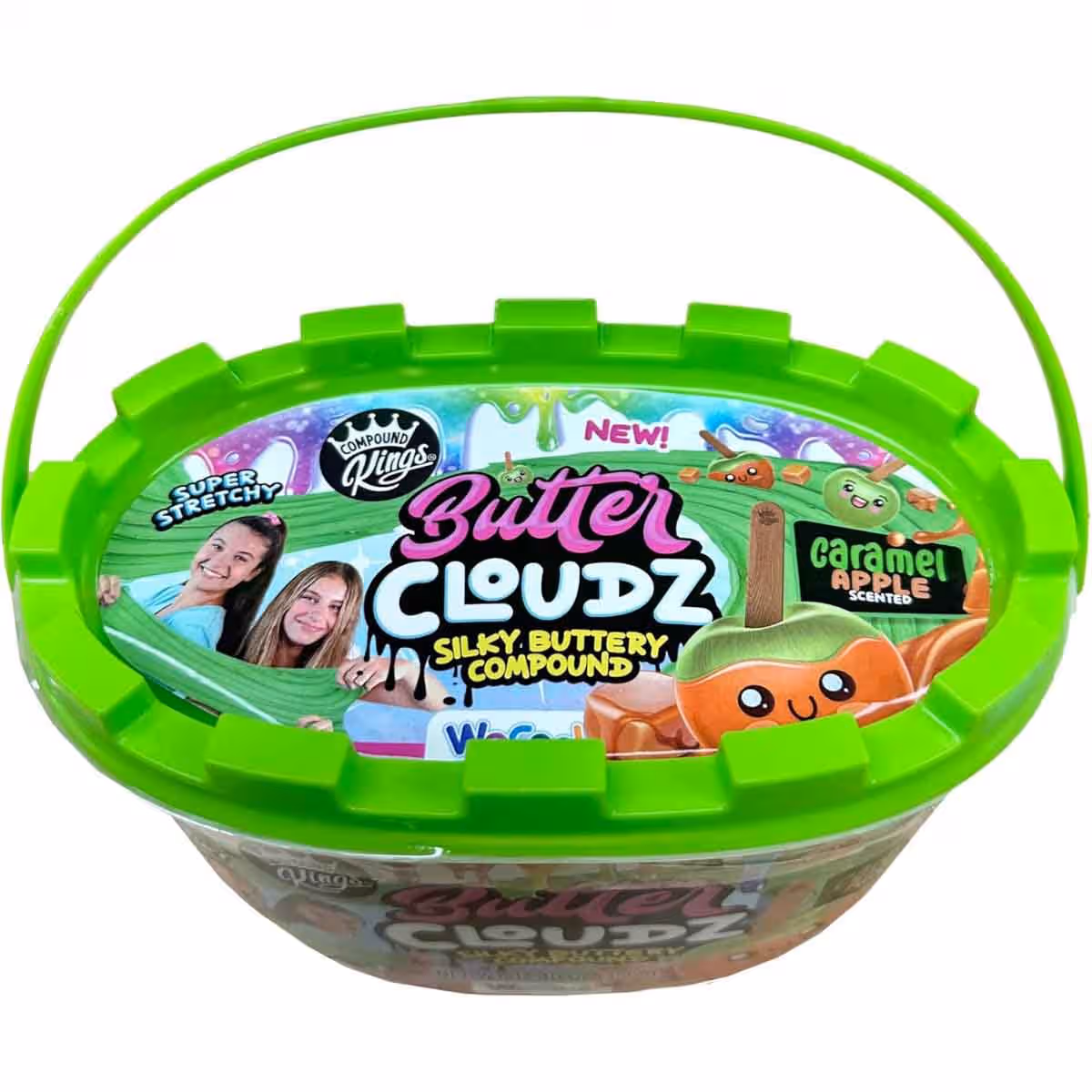 Compound Kings Butter Cloudz Swirls Large Caramel Apple Slime Unisex, 5-7 Years