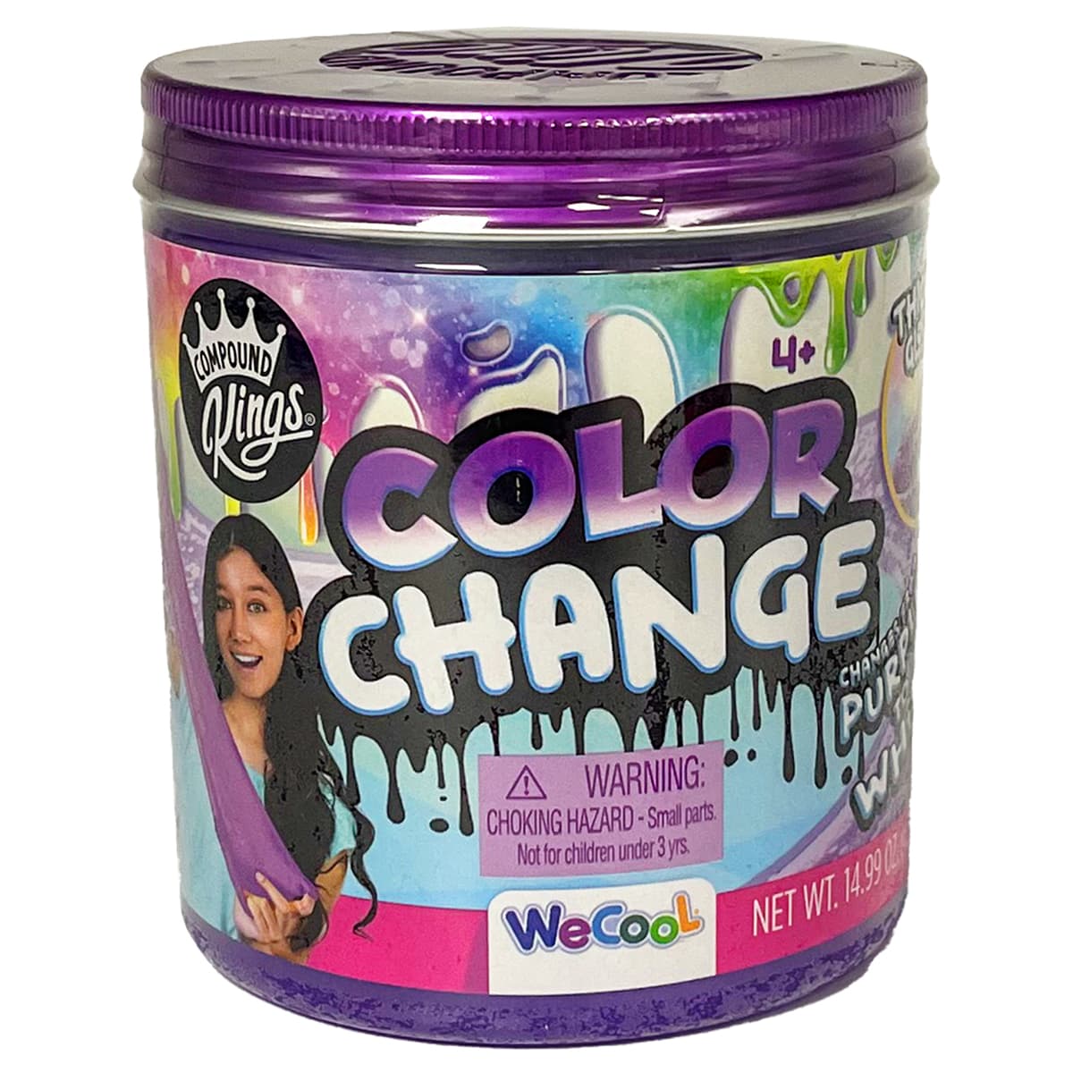 Compound Kings Butter Color Changing Slime Jar Unisex, 5-7 Years