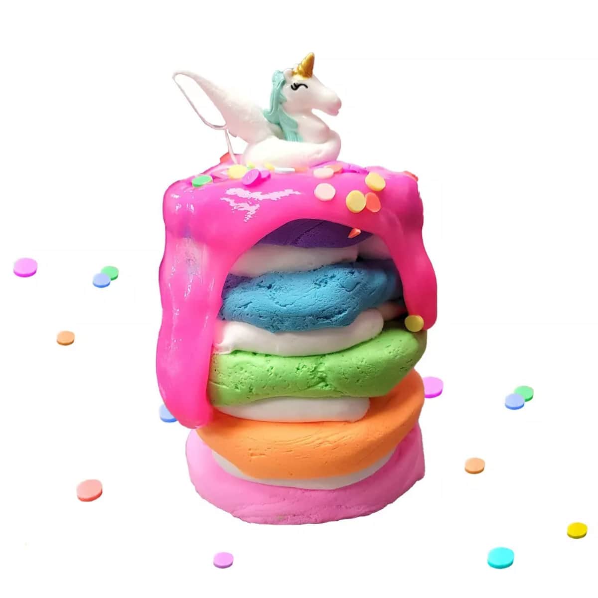 Compound Kings Butter Slime Rainbow Surprise DIY Cake Making Kit Unisex, 5-7 Years