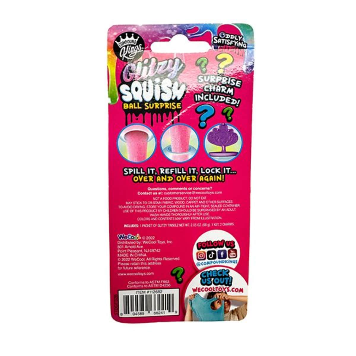 Compound Kings Butter Squish Ball Surprise Slime Unisex, 5-7 Years
