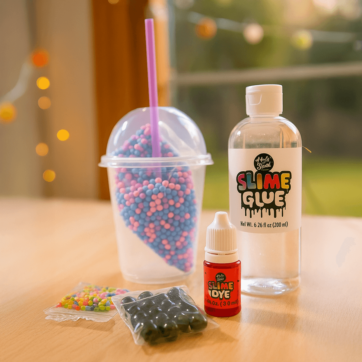 Compound Kings DIY Bubble Tea Slime Kit Unisex, 5-7 Years