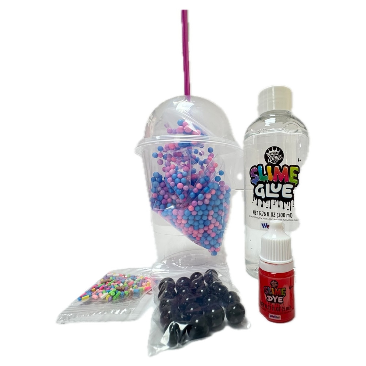 Compound Kings DIY Bubble Tea Slime Kit Unisex, 5-7 Years