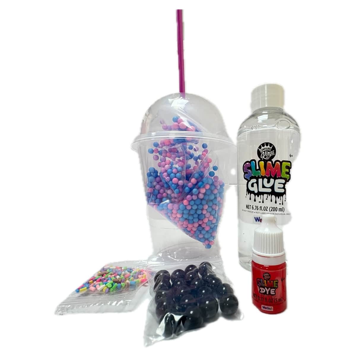 Compound Kings DIY Bubble Tea Slime Kit Unisex, 5-7 Years