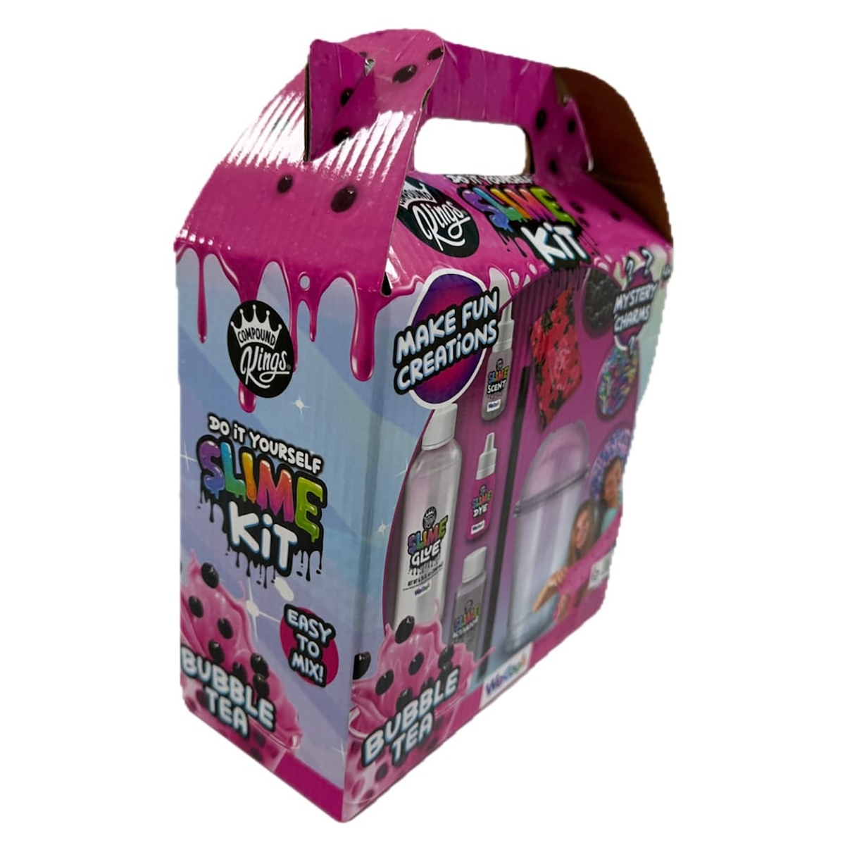 Compound Kings DIY Bubble Tea Slime Kit Unisex, 5-7 Years