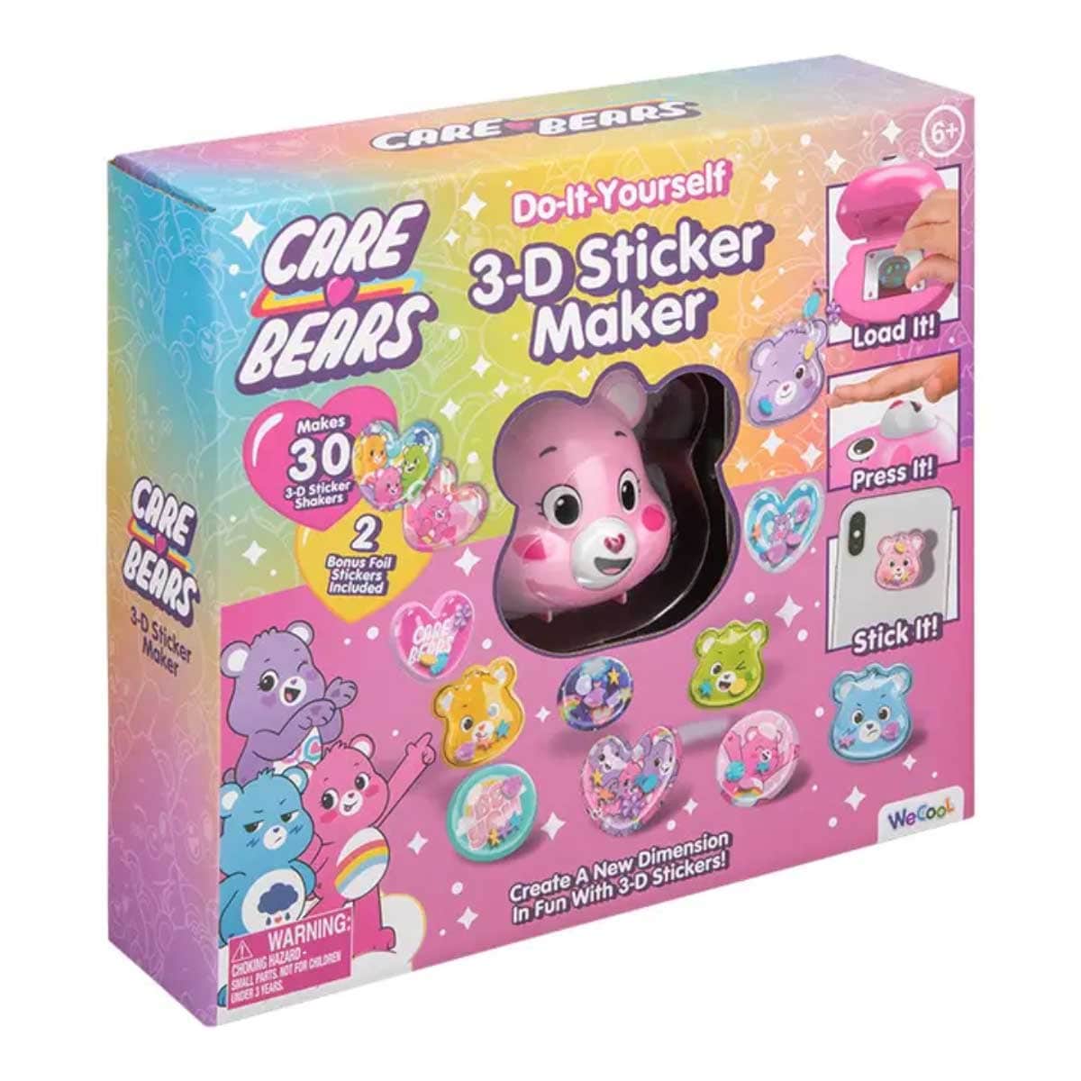 Compound Kings DIY Care Bears 3D Sticker Maker Refill Set Unisex, 5-7 Years