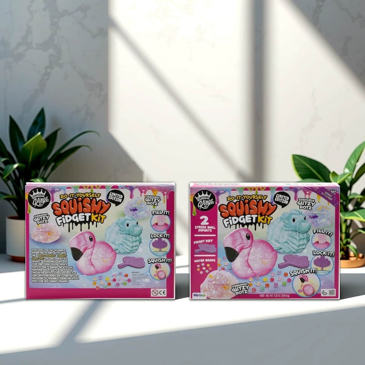 Compound Kings DIY Squishy Fidget Kit Unisex, 5-7 Years