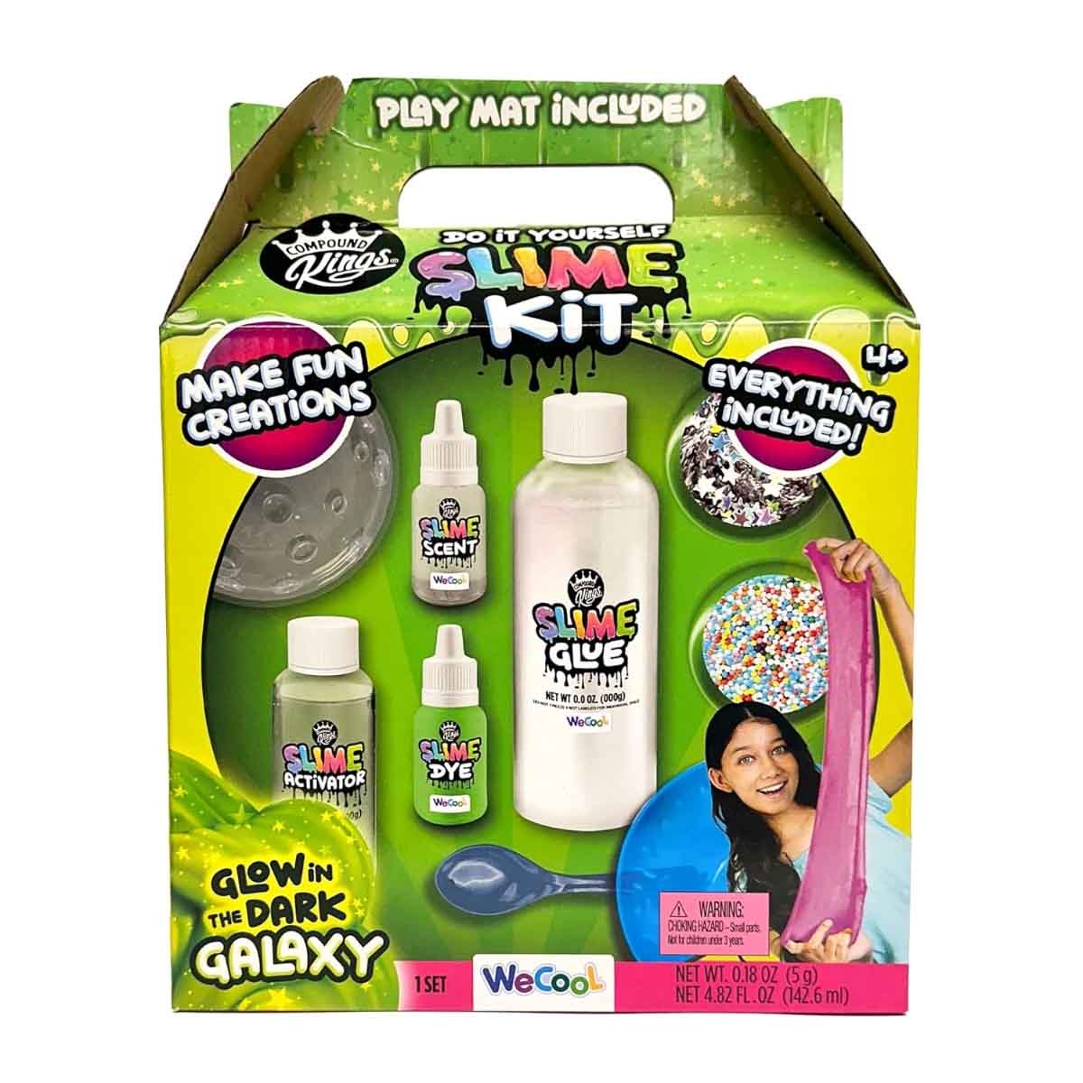 Compound Kings Glow In The Dark Slime Kit Unisex, 5-7 Years