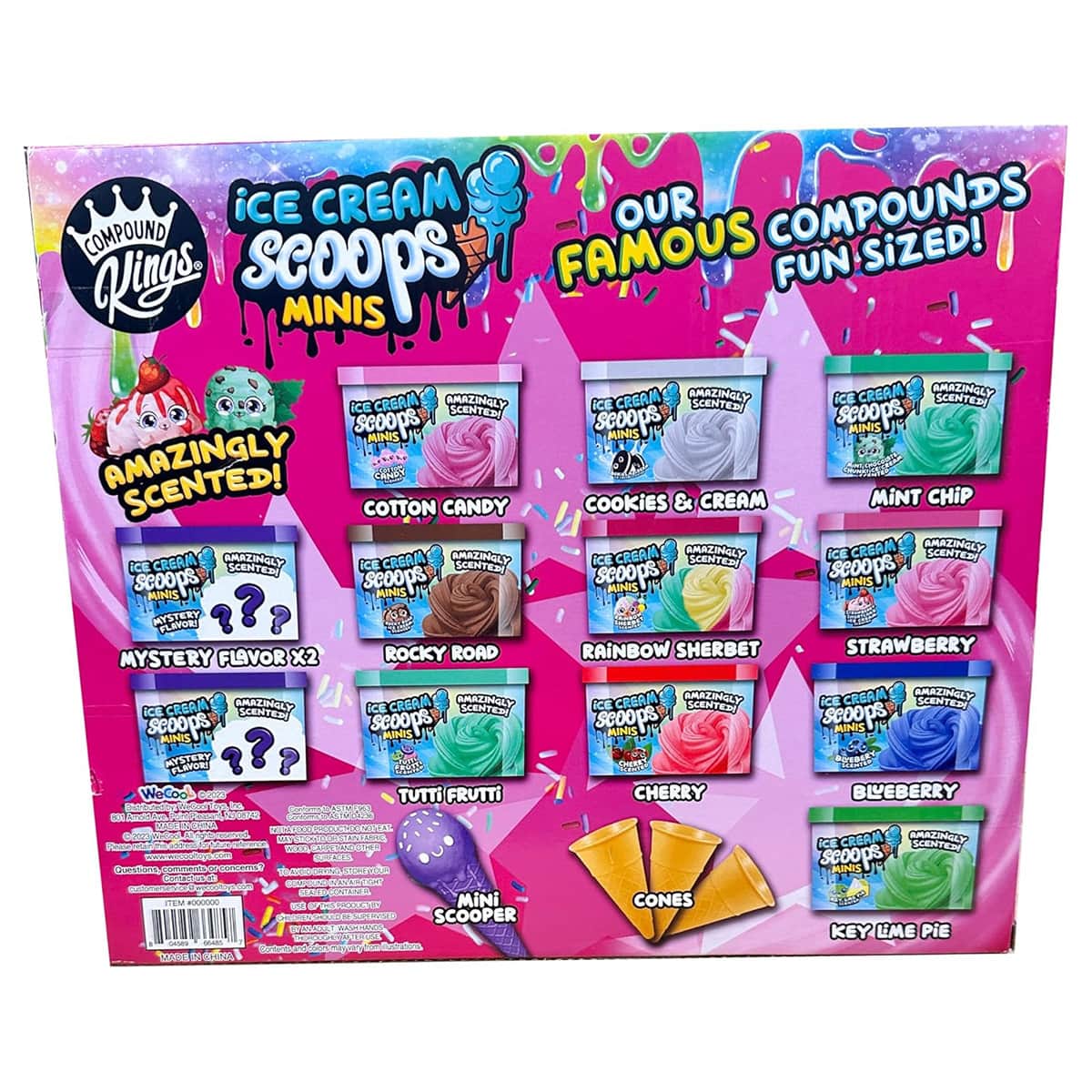 Compound Kings Ice Cream Scoops Minis Slime Truck Unisex, 5-7 Years
