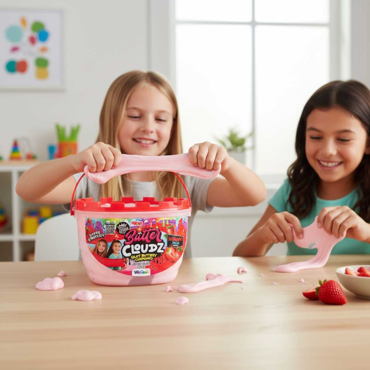 معجون تشكيل كومباوند كينجز لارج ستروبيري باتش باتر كلاودز سويرلز، مناسب للجنسين، من 5 إلى 7 سنوات