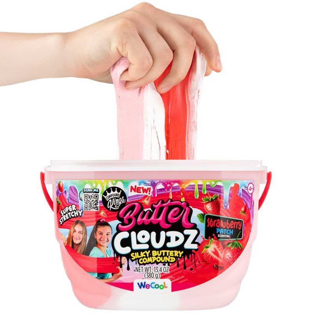 معجون تشكيل كومباوند كينجز لارج ستروبيري باتش باتر كلاودز سويرلز، مناسب للجنسين، من 5 إلى 7 سنوات