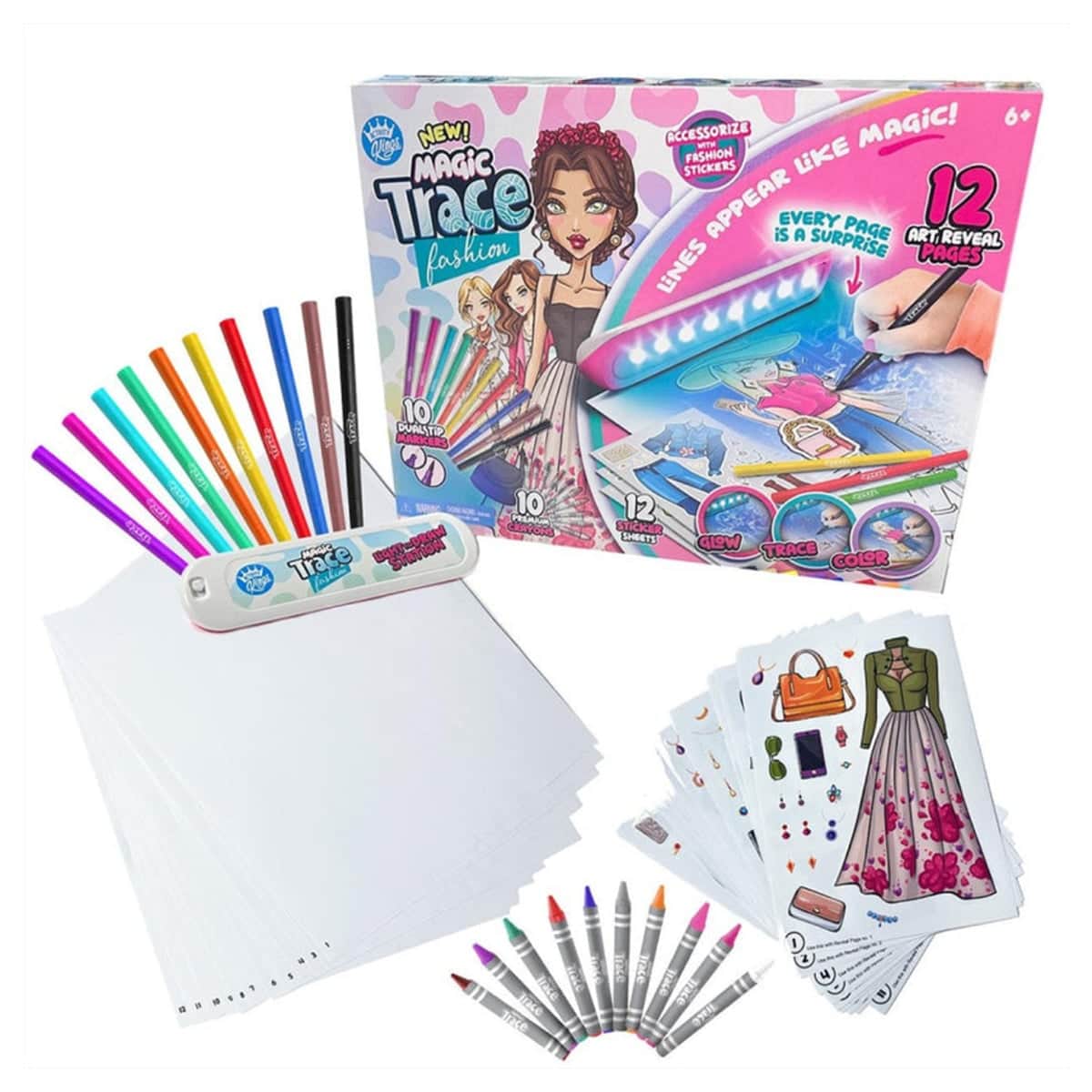 Compound Kings Magic Trace Fashion Craft Kit Girls, 5-7 Years