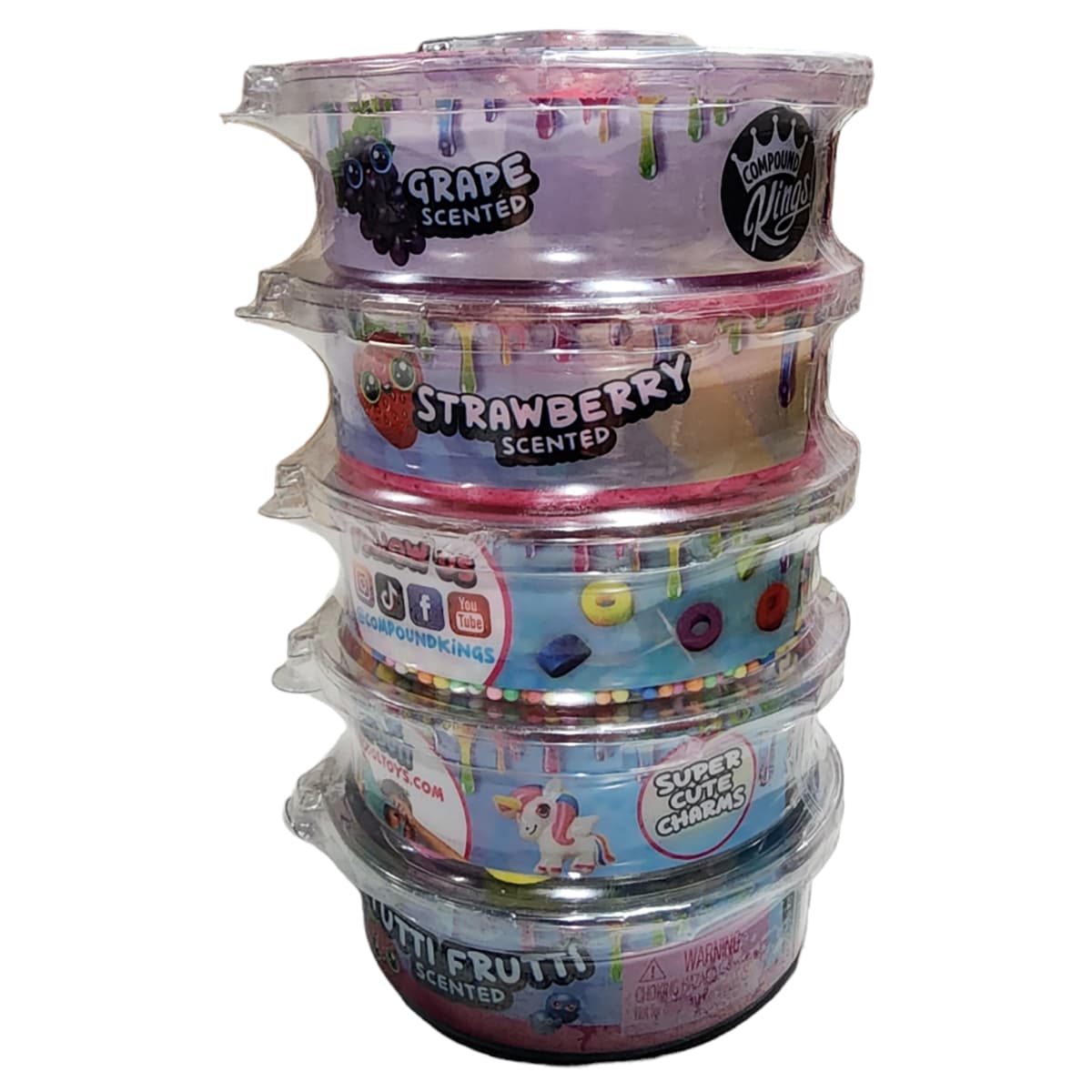 Compound Kings Mix and Mash Modeling Compound Unisex, 3-4 Years, Pack of 5